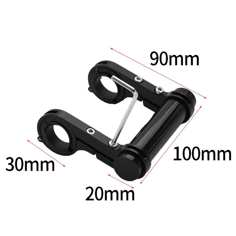 MAGT Bicycle Handlebar Extension, 10 cm Bicycle Handlebar Extension, Durable