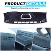 Dash Cover Mat Dash Mat Compatible with 2022-2023 Nissan Frontier,Polyester