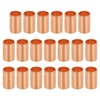 PATIKIL 1/4" Copper Coupling Fittings with Sweat Ends, 5 Pcs
