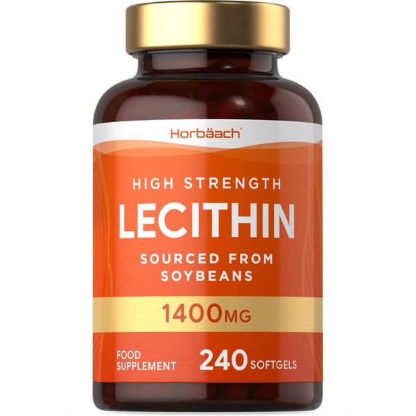 Soy Lecithin 1400mg | 240 Softgel Capsules | High Strength