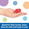 Learning Resources Foam Dice: Dot Dice, Red and Blue 6-Sided