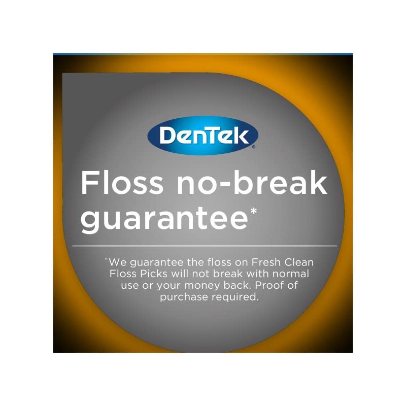 DenTek Complete Clean Easy Reach Floss Picks, Advanced Fluoride Coating,