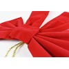 Red Velvet Christmas Bow 9-inch X 16-inch, 10 Pack of