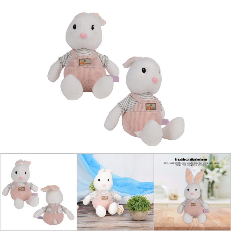 Simulation Cute Animal Rabbit with Long Stand Ears Plush Toy