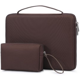 HYZUO 15-16 Inch Hard Shell Laptop Sleeve Case for MacBook Pro 16 M4/M3/M2/M1 2025-2019, MacBook Air 15 M3/M2/M1 2025-2023, 15" Surface Laptop, Razer Blade 15, Coffee Brown