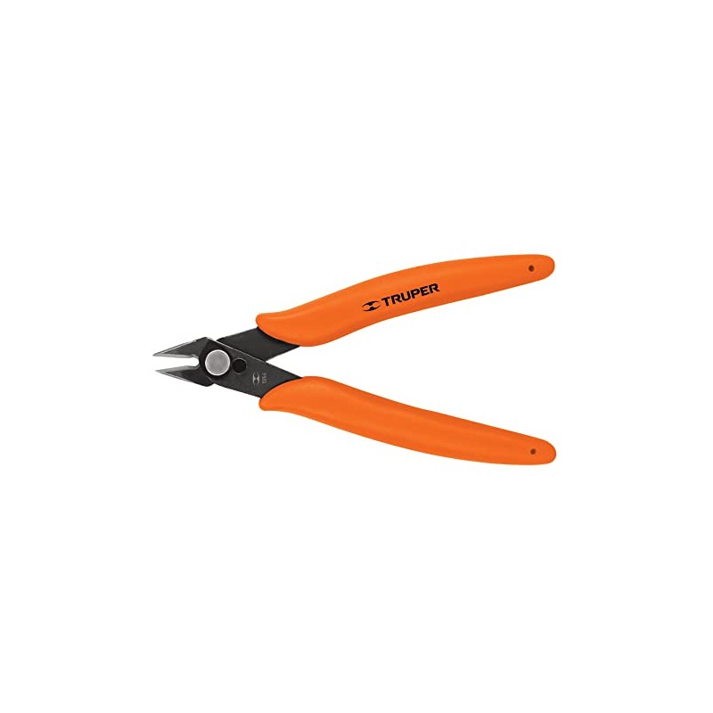 Truper T275-5, Pinza para electrónica, 5", de corte