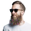 Faburo 16pcs Beard Christmas Baubles Clips and 4pcs Jingle Bells,