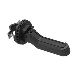 BOBIKE 8015300352 Extendable Foot Pegs Pair for Junior Bicycle Child Seat Rear Pannier Rack Compatible with Fork Tubes from Diameter 14-28 mm, Black