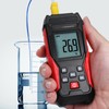 Digital K Type Thermometer with Two Thermocouple Probes, -328°F~2501°F Single