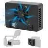 VINGVO Camera Cooling Fan, Mini Camera Fan with Real-Time Temperature