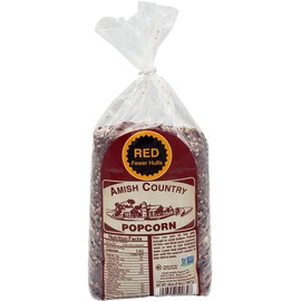 Amish Country Popcorn | 2 lbs Bag | Red Popcorn Kernels | Old Fashioned, Non-GMO and Gluten Free (Red - 2 lbs Bag)
