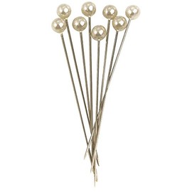 Rayher Spillo A Perla, Bianco, 70Mm, Perla 6Mm, Box Blis. 25Pz, 2115902