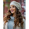 Vivisence Winter Women's Elegant Beret with Classic Design for Ladies