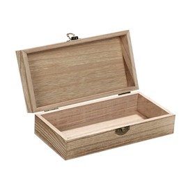 r_planning Wooden Box Wood Grain Retro Decorative Trinket Box Scorched