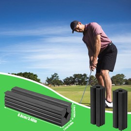 Golf Club Grip Replacement Set of 2 Replacement Repair Tools Golf Grip Replacement Kit Anti-Slip Shaft Protector Rubber Shaft Clamp Dedicated Double-Sided Tape Grip Cutter