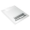 Deflecto Ceiling Register, 10" x 8" (RGC108) , White