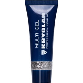 Kryolan Multi Glitter Gel Coarse 10 ml Silver