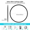 libtit 20 Inch LED Ceiling Light, 4200LM 35W Large &