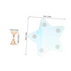 Healeved Acrylic Nail Practice Stand Sturdy Manicure Display for Fake