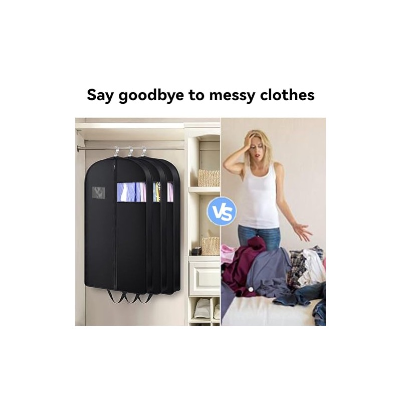 Pero Pero Garment Bags for Hanging Clothes, Waterproof and Dustproof