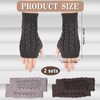 Knitted Arm Warmers Gloves Winter Long Fingerless Gloves, Essential Wool