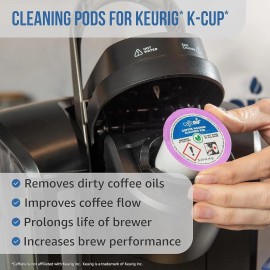 Caffenu Keurig Cleaning Pods 2.4Oz Pack Of 1 For Better Tasting Coffee