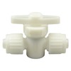 Elkhart 6880 1/2" x 1/2" Flair-It Straight Stop Valve