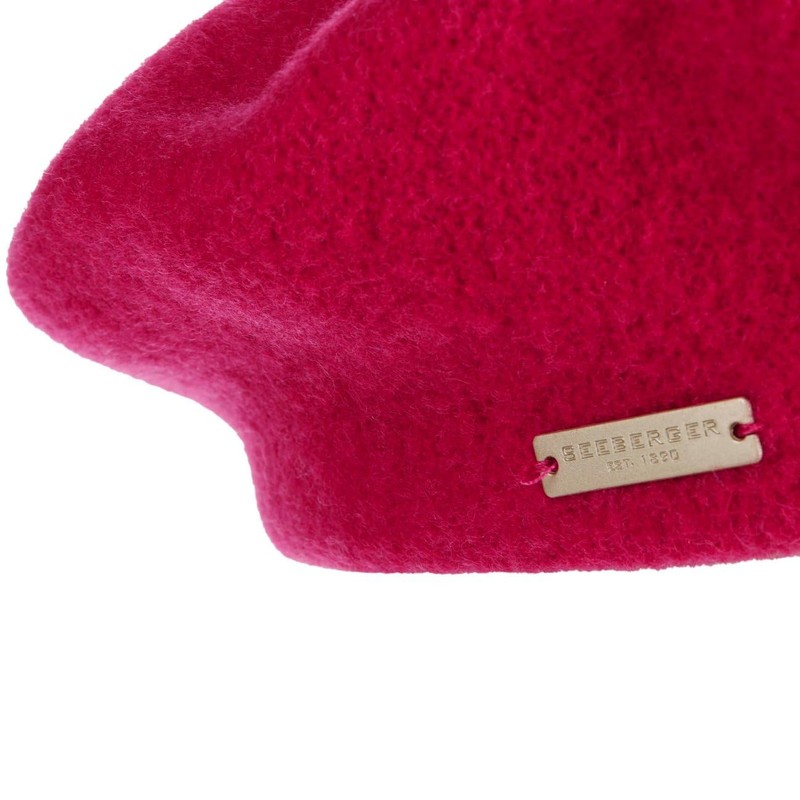 Seeberger Scheffau Series Women's Knitted Beret - Rosa Sandalwood 0027