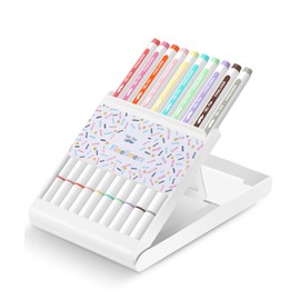 Mr. Pen- Fineliner Pens with Stand, 10 Pack, Colorful Fineliners, Colored Pens for Drawing, Writing Pens for Journaling Pens, Fine Liners, Fine Tip Markers, Marker Pens