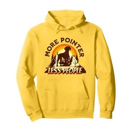 More German Shorthaired Pointer Less People Funny Pullover Hoodie