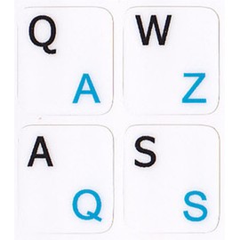 Online-Welcome Mac French Azerty English US Keyboard Label White
