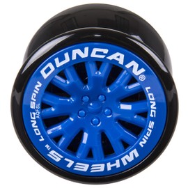 Duncan Toys Wheels - Beginner Yo-Yo for Adults & Kids, High-Performance for Tricks, Blue