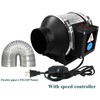 POLISI3D Powerful 3 Inch Duct Fan Ventilation AC Vent Blower