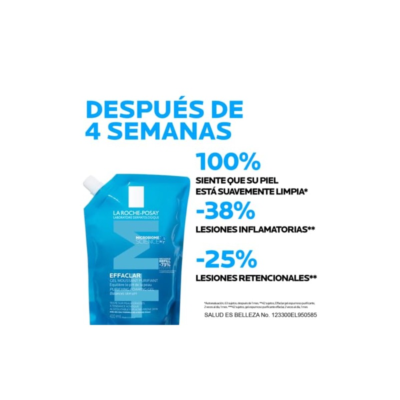 La Roche-Posay Effaclar Gel Purificante +M Refill 400ml