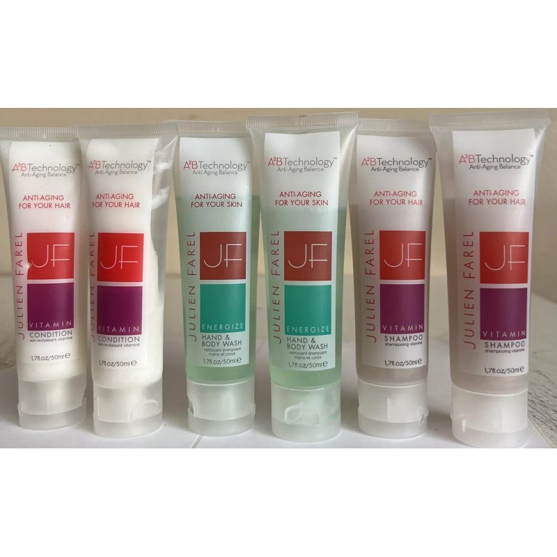 Julien Farel 12X Julien Farel Anti-Aging 1.7 Oz (4) Shampoo,