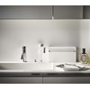 Yamazaki 5441 Wall Paper Holder, White, Approx. W 9.6 x