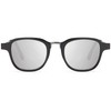 BEZLIT Timeless Modern Sunglasses with Metal Frame, silver black
