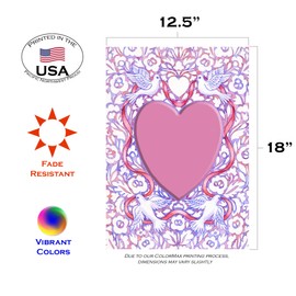 Toland Home Garden 1112119 Dove Love Garden Flag 12.5 x 18)