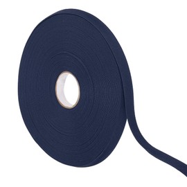 YELARXI Double Fold Bias Tape for Sewing, Quilt Binding Cotton Bias Tape Double Fold 1/2 Inch 25 Yards Fit for Hemming Seaming DIY Crafts Piping - (Dark Blue)