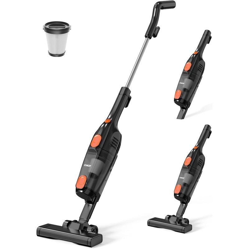 Candy Corded Stick Vacuum Cleaner, Powerful Suction Handheld Vacuum with