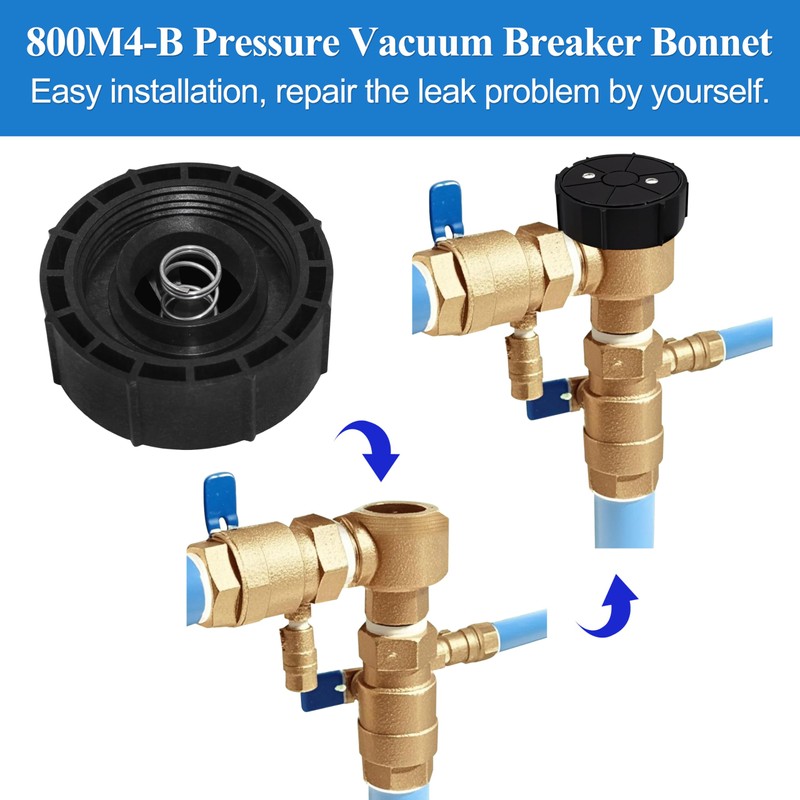 1" Pressure Vacuum Breaker Bonnet Assembly Kit, 800M4-B Fits for