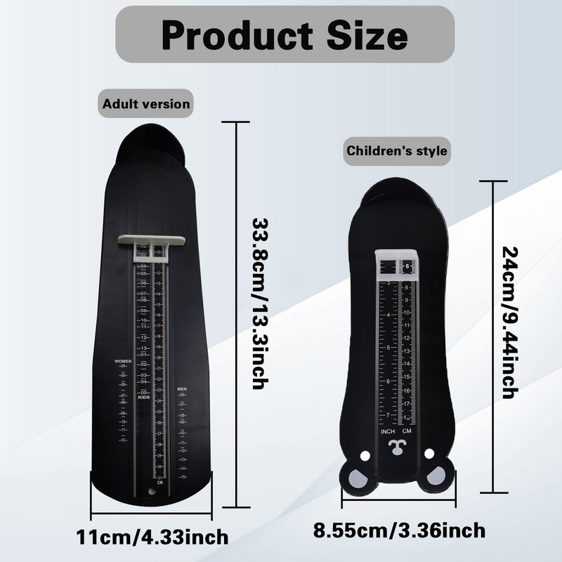 Bntyok Shoe Size Measuring Devices For Adults and Kids Easy