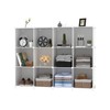 AWTATOS 12 Cube Storage Organizer, Closet Organizer Storage Shelves, White