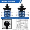 40A 660V Rotary Changeover Switch, 4 Position 3 Phase 12