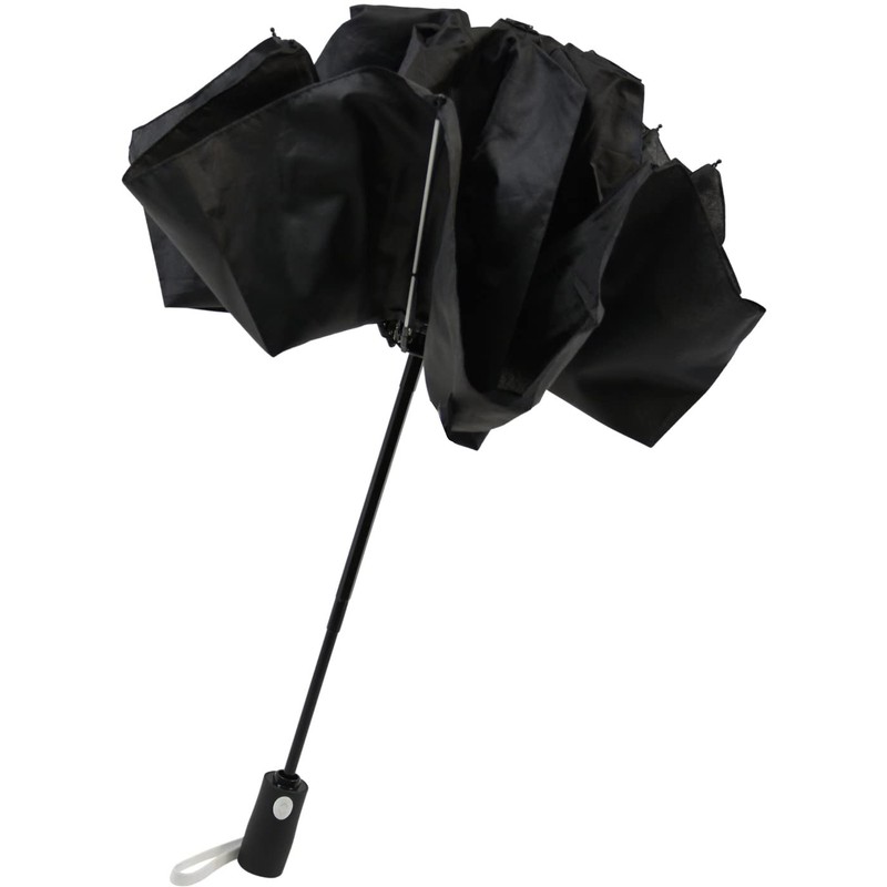 iX-brella Reverse Reverse Opening Fiberglass Pocket Umbrella with Coloured Spokes,