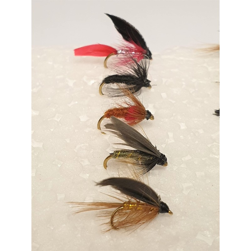 Jackal Outdoors 20 Piece Mixed Wet Trout Flies (Size 14
