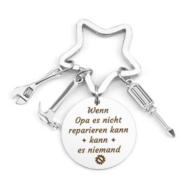 Nsetriu Father's Day Gifts for Grandpa Keyring Grandpa Gift Best Grandpa Gifts Birthday Gift Grandpa Birthday Gifts, If grandpa cannot repair it, no one can