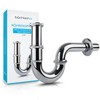 Bächlein Universal P-Trap for Washbasins and Washstands – Precisely Fitting