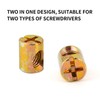 4 PCS M6 Spring Loaded Barrel Nuts, Slotted Barrel Nuts