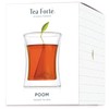 Tea Forte Poom Double Wall Glass 10 ounce Tea Cup
